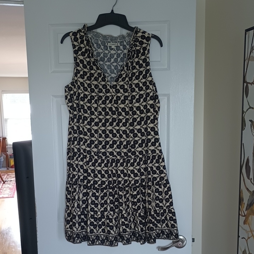 Max Studio Black and White Pleated Sundress